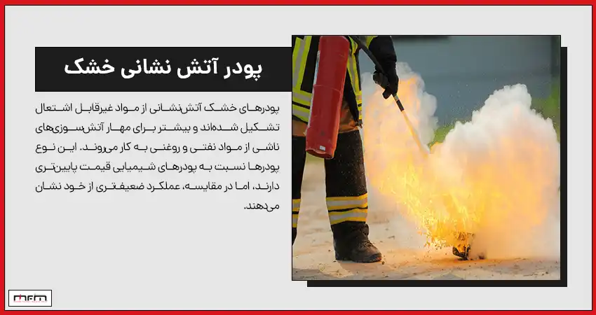 پودر آتش نشانی خشک