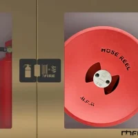 جعبه آتش نشانی کلیر شیشه خور دوقلو MFM